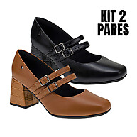 Scarpin Boneca: Conforto e Estilo em 2 Pares! - imagem 2