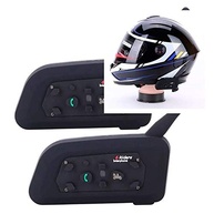 Intercomunicador Bluetooth Moto V6 Plus 1200m - Kit 2 Pares para Capacete com GPS e MP3 - imagem 5