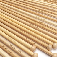 Conjunto de Agulhas de Tricô de Bambu Coowayze - 18 Pares com Tamanhos Variados para Iniciantes e Profissionais - imagem 5