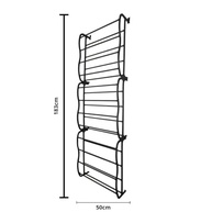 Sapateira Vertical de Parede e Porta para 36 Pares - Design Moderno e Organização Inteligente - imagem 4