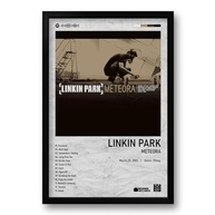 Quadro Álbum Spotify Meteora - Linkin Park 40x60cm | Moldura Preto Fosco com Impressão Eco-Solvente - imagem 2