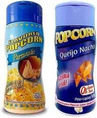 Temperos P/ Pipoca Popcorn Cx 12 Frascos. 6 Parmesão - 6 Queijo Nacho - imagem 1