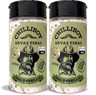 Sal de Parrilla Uruguaio ChilliBoy, Feito com Ingredientes Selecionados, Ideal para Carnes Assadas e Grelhadas, Com Ervas Finas, pacote com 2 unidades - imagem 1