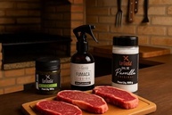 Kit Churrasco Sal de Parrilla, Fumaça Liquida e Chimichurri - imagem 1