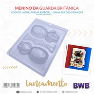 Forma de Acetato para Chocolate - Guarda Britânico 3 Partes - imagem 2