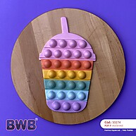 Formas para Chocolates Milk Shake Pop Its - Silicone com 3 Partes - imagem 2