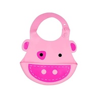 Kababy Porquinho Babador de Silicone Rosa - Proteção e Estilo para Bebês a Partir de 6 Meses - imagem 2