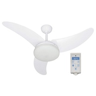 Ventilador de Teto Itaparica Max 110/127V 3 Pás com Luz - Tron Branco - imagem 1