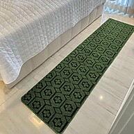 Passadeira Geométrica Verde: Elegância para seu Lar - imagem 1