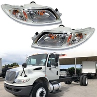 Conjunto de Faróis Durastar Internacional 4100-8600 (2002-2016) - Lado Motorista e Passageiro - imagem 1