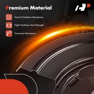 A-Premium Protetor contra poeira de freio traseiro e passageiro compatível com modelos Chevrolet e GMC - Silverado 2500 3500 HD, Sierra 2500 3500 HD, 2011-2019, conjunto de 2 peças - imagem 5