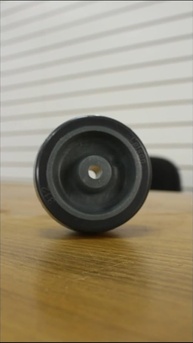 Roda de PVC 3" com Eixo Passante: Mobilidade e Resistência para seus Projetos (60kg) - imagem 2