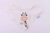 Babador Bandana Infantil com Estampas Divertidas - 2 Unidades (Passarinho e Girafa) - imagem 2