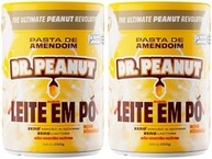 Kit 2x Pasta de Amendoim DR. Peanut 250g Sabores (250g, Leite em Pó) - imagem 1