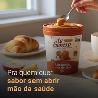 Pasta de Amendoim Integral, Zero, Sabor Caramelo e Flor de Sal com Whey 450g – La Ganexa - imagem 4