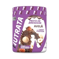 Nutrata Pasta de Amendoim Whey Sabor Avelã 600g - imagem 2
