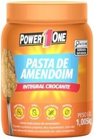 Kit 4x Pasta de Amendoim 1 Kg Cada - Power1One - Sabor 4X CROCANTE - imagem 1