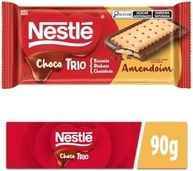 Chocolate Chocotrio NESTLÉ Pasta de Amendoim 90g - imagem 4