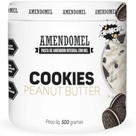 Pasta de Amendoim - 500g Chocolate Branco Com Cookies - AmendoMel - imagem 2
