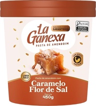 Pasta de Amendoim Integral, Zero, Sabor Caramelo e Flor de Sal com Whey 450g – La Ganexa - imagem 1