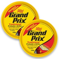 Grand Prix Cera em Pasta Tradicional 200g (2 Unidades): Brilho Intenso e Proteção UV para seu Carro - imagem 1