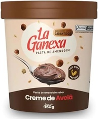 Pasta de Amendoim Integral Gourmet (450g),Creme de Avelã - imagem 1