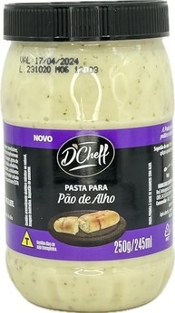 D'Cheff, Pasta para Pão de Alho, 250 Gramas - imagem 3