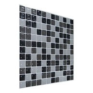 Pastilha Adesiva Decorativa Branca Cinza e Preta - Kit com 4 Placas 3M Fácil Aplicação - imagem 5