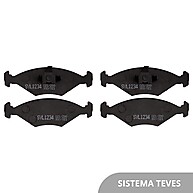 Pastilha de Freio Dianteiro: Santana 84-94 - SYL 1234 - imagem 1