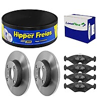 Pastilha e Disco Freio Gol G5: Kit Completo! - imagem 1