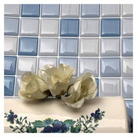 Pastilha Adesiva Azul Claro Resinada - Kit 4 Placas | Transforme Ambientes com Facilidade - imagem 2