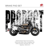 Pastilhas de Freio Sinterizadas Harley Davidson Sportster 883/1200 (2004-2013) - Potência Extrema - imagem 4