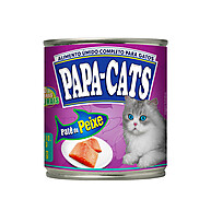 Patê Papa Cats Peixe 280g – Nutrição Real em Cada Lata - imagem 1