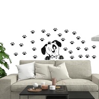 Adesivo Patinhas Pet Decorativo para Ambientes - Cachorrinho Fofo para Personalizar Paredes, Móveis e Carros - imagem 3