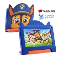 Tablet Infantil Patrulha Canina Chase 4GB RAM + 64GB Tela 7 pol Android 13 Quad Core Multi - NB421 - imagem 4