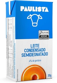 Leite Condensado Semidesnatado PAULISTA 395g - imagem 1