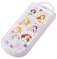 Conjunto Infantil Disney Princess - Pauzinhos, Colher e Garfo 6,5" para Meninas - imagem 4
