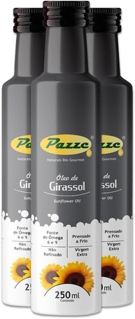 Kit 3 Óleo de Girassol Pazze 250 ml - imagem 1