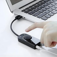 Placa de Som USB Ugreen: Som Cristalino para seu Notebook e PC - imagem 3