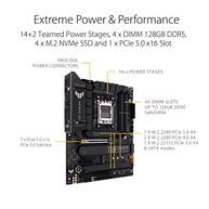 Placa Mãe Asus TUF GAMING X670E-PLUS (AM5/DDR5/4x M.2 /PCIe 5.0/USB3.2) - imagem 2