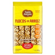 SANTO ANTONIO ALIMENTOS FLOCOS DE ARROZ CARAMELIZADO NATURAL PCT 100G - imagem 1