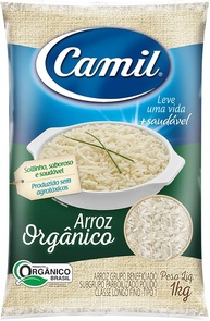 ARROZ PARBOILIZADO ORGANICO CAMIL PCT 1KG - imagem 1