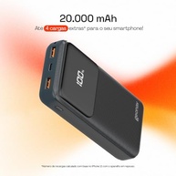Power Bank Geonav 20.000mAh: Carga Rápida Universal (20W PD + 18W QC) - Seu Aliado de Energia! - imagem 4