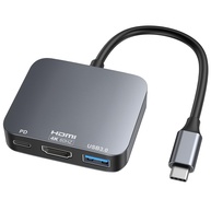 Adaptador USB-C para HDMI 4K 60Hz Vilcome: Expanda seu Dispositivo com PD e USB 3.0 - imagem 1