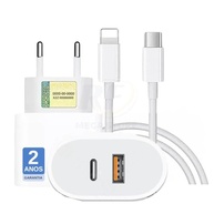 Carregador Turbo 40W PD para iPhone/iPad: Carga Rápida com USB-C e Lightning Reforçado - imagem 2