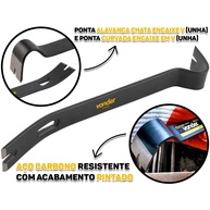 Pé de Cabra 38cm Vonder: Aço Carbono com Ponta Chata e Curvada - imagem 1