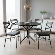 Pé Base Isa 75cm para Mesa de Cozinha ou Jantar - Design Moderno em Aço com Acabamento Premium - imagem 3