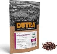 Café Dutra Moka Torrado em Grãos Torra Média, Moka Peaberry - imagem 1