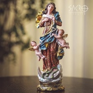 Imagem Nossa Senhora Desatadora dos Nós 30cm em Resina - Peça Sagrada para Bênçãos e Proteção - imagem 3