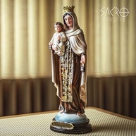 Imagem de Nossa Senhora do Carmo em Resina - 30cm | Peça Sagrada Importada com Detalhes Exclusivos - imagem 3